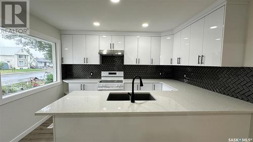 A And B 2200 Harvey Street, Regina, SK - Indoor Photo Showing Kitchen