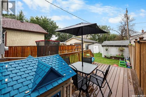 1131 Victoria Avenue, Regina, SK - Outdoor With Deck Patio Veranda With Exterior