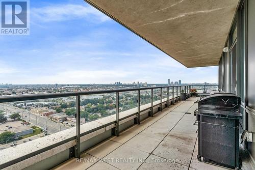 2308 - 15 Zorra Street, Toronto (Islington-City Centre West), ON - Outdoor With Balcony With View With Exterior