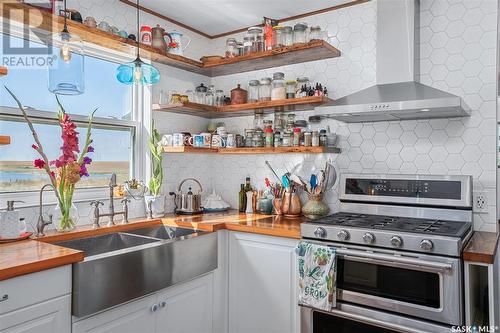 Lemke Acreage, Viscount Rm No. 341, SK - Indoor Photo Showing Kitchen With Double Sink