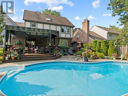 1190 Beals, Windsor, ON - Outdoor With In Ground Pool With Backyard