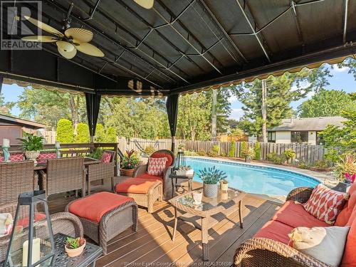 1190 Beals, Windsor, ON - Outdoor With In Ground Pool With Deck Patio Veranda With Exterior