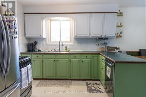 Kitchen - 21 Dudley Crescent, London, ON - Indoor Photo Showing Kitchen With Double Sink