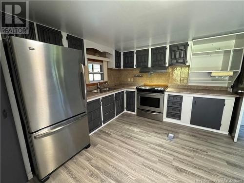 2838 108 Route, New Denmark, NB - Indoor Photo Showing Kitchen With Double Sink