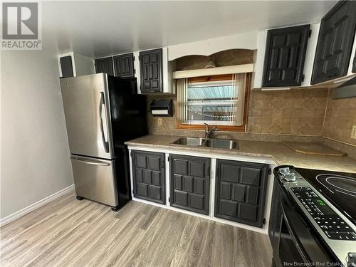 2838 108 Route, New Denmark, NB - Indoor Photo Showing Kitchen With Double Sink