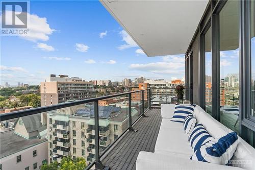 203 Catherine Street Unit#908, Ottawa, ON - Outdoor With Balcony With View With Exterior