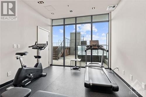 203 Catherine Street Unit#908, Ottawa, ON - Indoor Photo Showing Gym Room