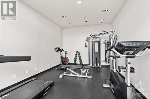 203 Catherine Street Unit#908, Ottawa, ON - Indoor Photo Showing Gym Room