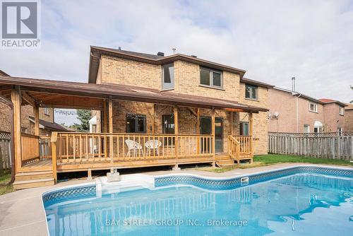 49 Topham Crescent, Richmond Hill, ON - Outdoor With In Ground Pool With Deck Patio Veranda