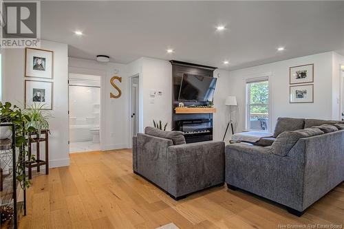 34 Apple Blossom Trail, Hampton, NB - Indoor Photo Showing Living Room With Fireplace