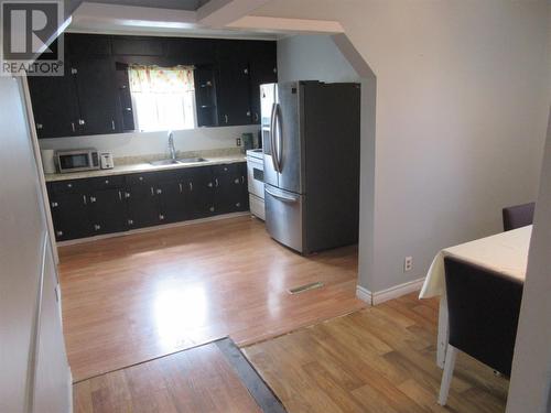 43 Earle Street, Grand Falls Windsor, NL - Indoor Photo Showing Kitchen With Double Sink