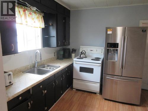 43 Earle Street, Grand Falls Windsor, NL - Indoor Photo Showing Kitchen With Double Sink