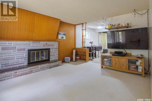 414 T Avenue N, Saskatoon, SK - Indoor With Fireplace