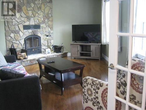 126 Georgetown Road, Corner Brook, NL - Indoor Photo Showing Living Room With Fireplace