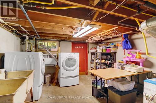 Laundry - Lower Level - 4465 Imperial Road, Aylmer, ON - Indoor Photo Showing Laundry Room