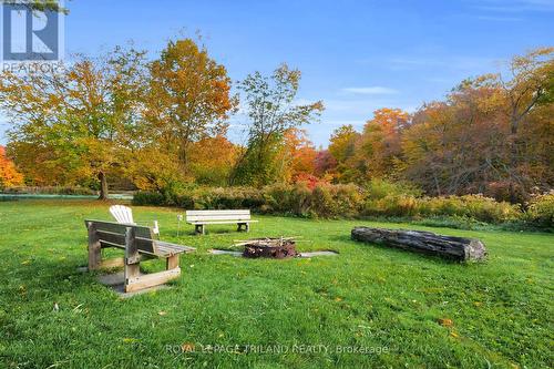 Firepit beside the pond - 4465 Imperial Road, Aylmer, ON - Outdoor