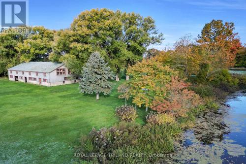 Barn and Pond - 4465 Imperial Road, Aylmer, ON - Outdoor With View