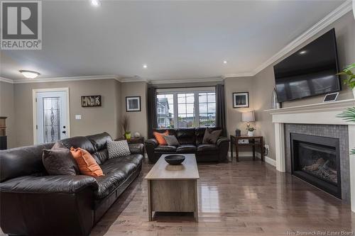 99 Lady Russell Street, Moncton, NB - Indoor Photo Showing Living Room With Fireplace