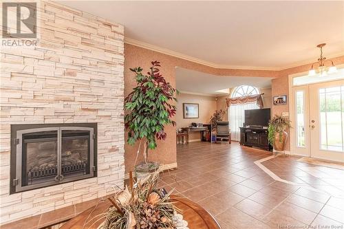 759 Route 933, Haute-Aboujagane, NB - Indoor Photo Showing Living Room With Fireplace