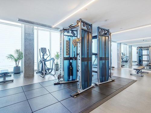 Exercise room - 310-1025 Rue De La Commune E., Montréal (Ville-Marie), QC - Indoor Photo Showing Gym Room