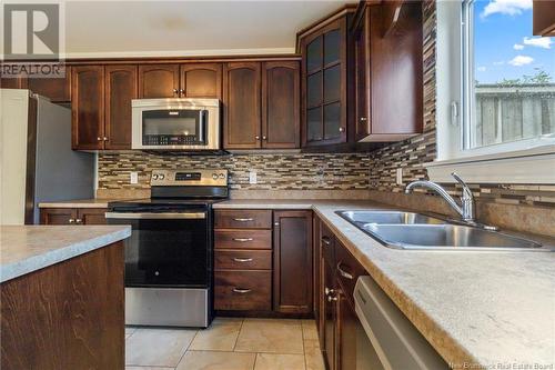 434 Twin Oaks Drive, Moncton, NB - Indoor Photo Showing Kitchen With Double Sink