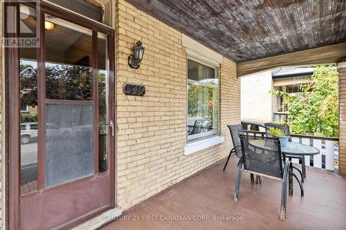 549 Quebec Street, London, ON - Outdoor With Deck Patio Veranda With Exterior