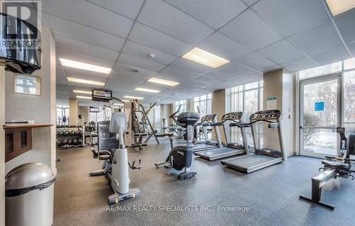 2001 - 156 Enfield Place, Mississauga (City Centre), ON - Indoor Photo Showing Gym Room