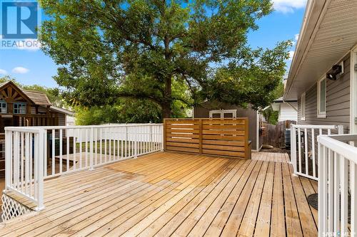 220 Rae Street, Regina, SK - Outdoor With Deck Patio Veranda With Exterior