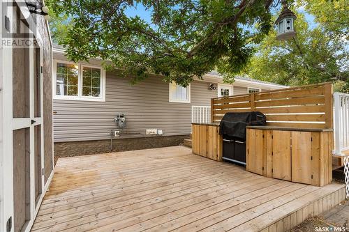 220 Rae Street, Regina, SK - Outdoor With Deck Patio Veranda With Exterior