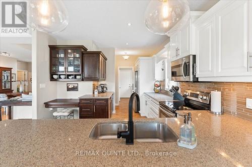 49 Maplehurst Crescent, Prince Edward County (Wellington), ON - Indoor Photo Showing Kitchen With Double Sink With Upgraded Kitchen