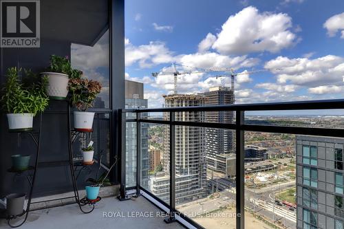 2604 - 75 Eglinton Avenue W, Mississauga (Hurontario), ON - Outdoor With Balcony With View