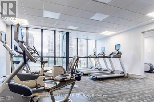 2604 - 75 Eglinton Avenue W, Mississauga (Hurontario), ON - Indoor Photo Showing Gym Room