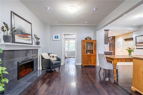 28 East 27Th Street, Hamilton, ON - Indoor With Fireplace