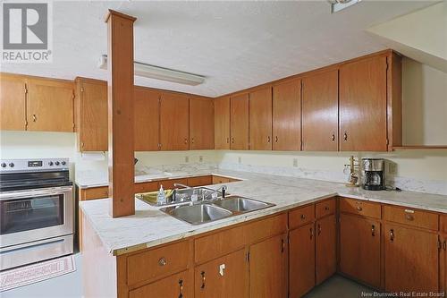 6682 Route 102, Prince William, NB - Indoor Photo Showing Kitchen With Double Sink