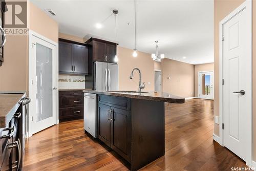 805 2055 Rose Street, Regina, SK - Indoor Photo Showing Kitchen With Upgraded Kitchen