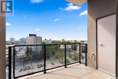 805 2055 Rose Street, Regina, SK - Outdoor With Balcony With View With Exterior