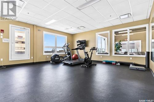 805 2055 Rose Street, Regina, SK - Indoor Photo Showing Gym Room