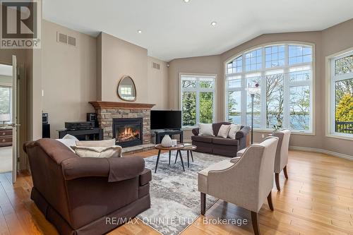 1774 County Road 3, Prince Edward County (Ameliasburgh), ON - Indoor Photo Showing Living Room With Fireplace