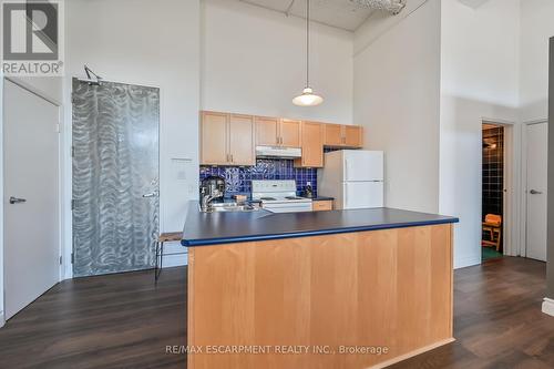 308 - 11 Rebecca Street, Hamilton, ON - Indoor Photo Showing Kitchen