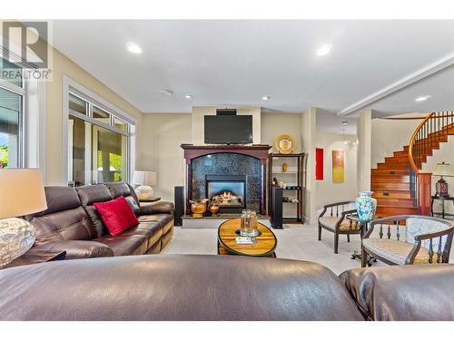 620 Arbor View Drive, Kelowna, BC - Indoor Photo Showing Living Room With Fireplace