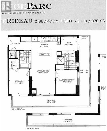 1608 - 75 Oneida Crescent, Richmond Hill (Langstaff), ON - Other