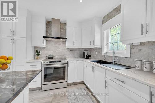 1 - 351 Cannifton Road N, Belleville, ON - Indoor Photo Showing Kitchen With Upgraded Kitchen