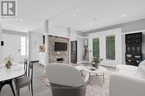 1 - 351 Cannifton Road N, Belleville, ON - Indoor Photo Showing Living Room With Fireplace