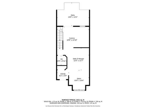 Plan (croquis) - 1418Z Rue De L'Everest, Montréal (Saint-Laurent), QC 