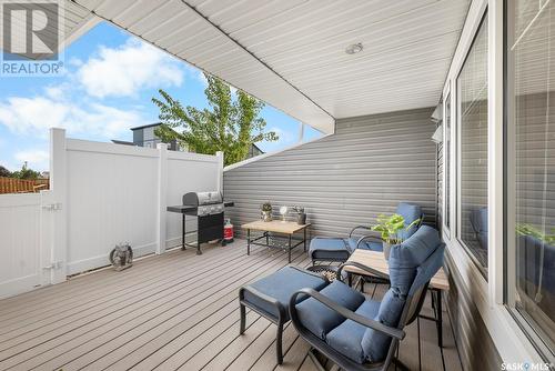 3439 Elgaard Drive, Regina, SK - Outdoor With Deck Patio Veranda With Exterior