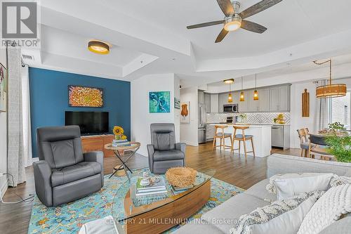 201 - 19 Stumpf Street, Centre Wellington (Elora/Salem), ON - Indoor Photo Showing Living Room