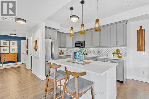 201 - 19 Stumpf Street, Centre Wellington (Elora/Salem), ON - Indoor Photo Showing Kitchen With Upgraded Kitchen