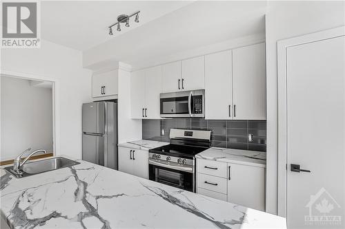 391 Dieppe Street Unit#01, Ottawa, ON - Indoor Photo Showing Kitchen With Stainless Steel Kitchen