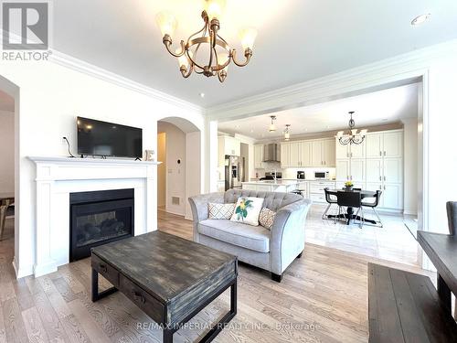 131 Beaveridge Avenue, Oakville, ON - Indoor Photo Showing Living Room With Fireplace