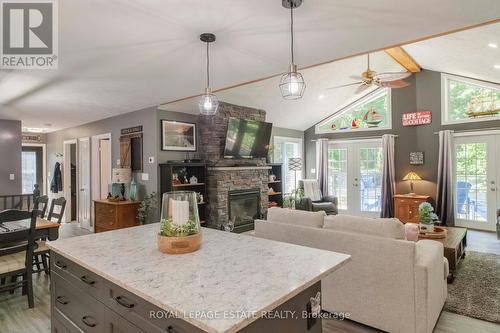 440 Forbes Crescent, South Bruce Peninsula, ON - Indoor With Fireplace